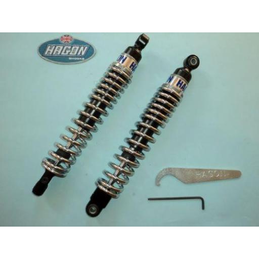 750 GT / Sport / Super Sport, 73-76, amortiguadores ajustables de gas Ducati
