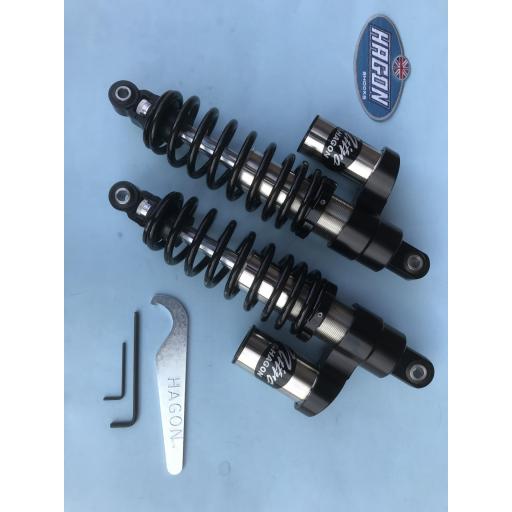 Speed Twin 1200 2018-2025, amortiguadores de gas Hagon Nitro Piggy Back para Triumph [0]