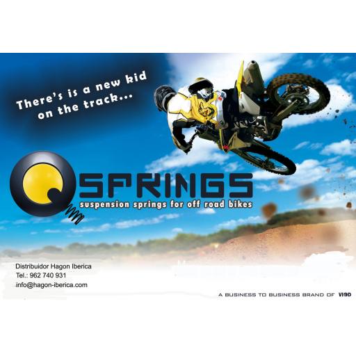 Juego muelles lineales Q-Springs para horquilla Triumph TX 250-X [1]