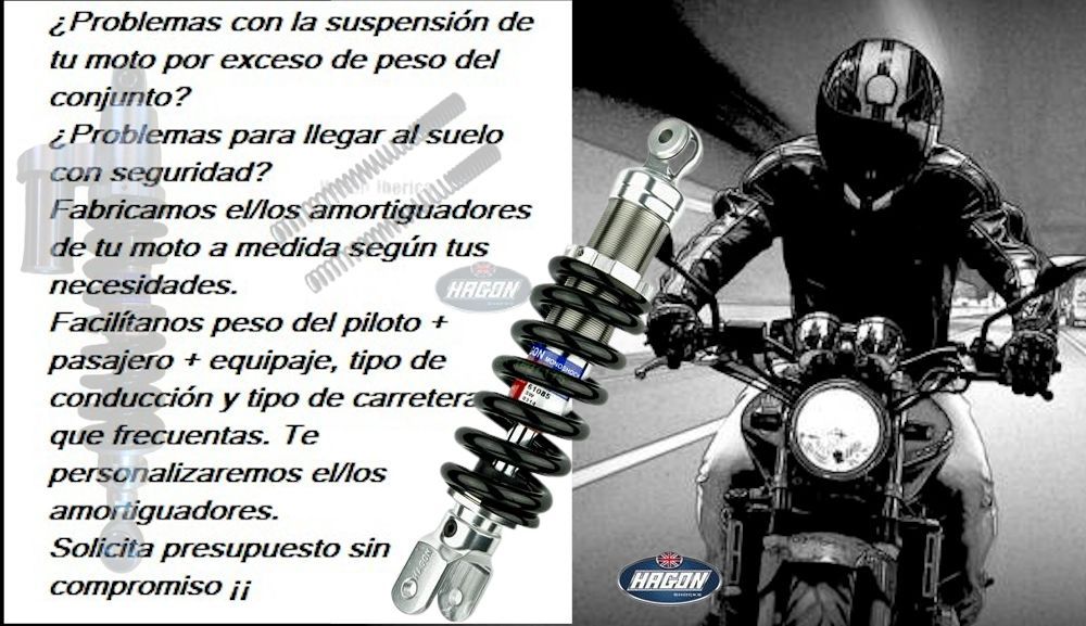 Amortiguadores para todo tipo de motocicletas.