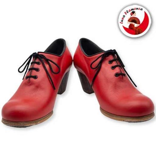 Calzado Flamenco Chapin Liso con Glitter