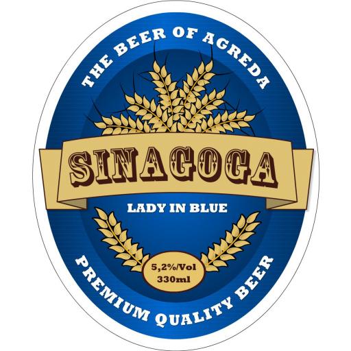 CERVEZA SINAGOGA LADY IN BLUE [0]