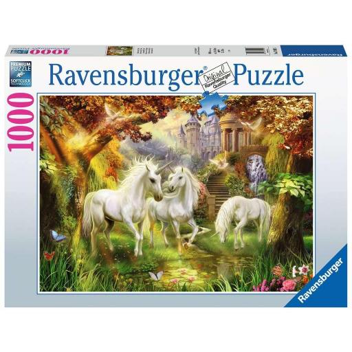 Puzzle 1000 Piezas Ravensburger 15992 UNICORNIOS EN EL BOSQUE [1]