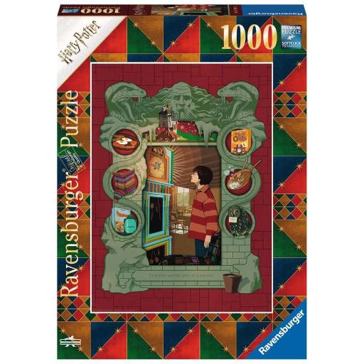 Puzzle Harry Potter 1000 Piezas Ravensburger 16516 Harry Potter en Casa con la Familia Weasley [1]