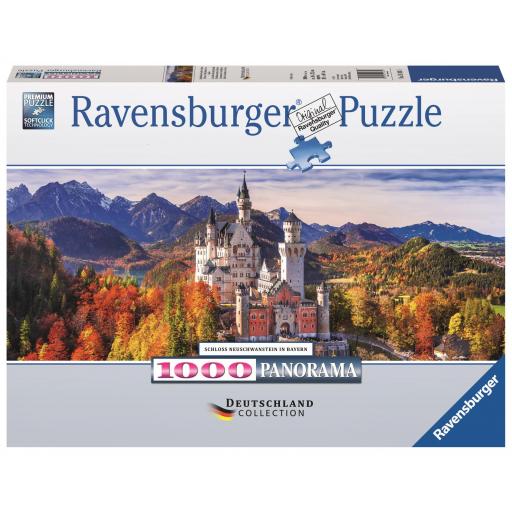 Puzzle 1000 Piezas Ravensburger 15161 CASTILLO NEUSCHWANSTEIN, BAVIERA, ALEMANIA [1]