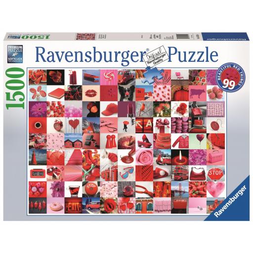 Puzzle Ravensburger 1500 Piezas 99 COSAS BELLAS EN ROJO ref. 16215 [1]