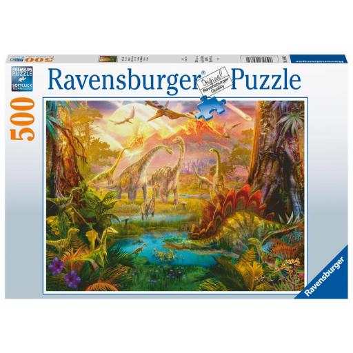 Puzzle 500 Piezas Ravensburger 16983 TIERRA DE LOS DINOSAURIOS [1]