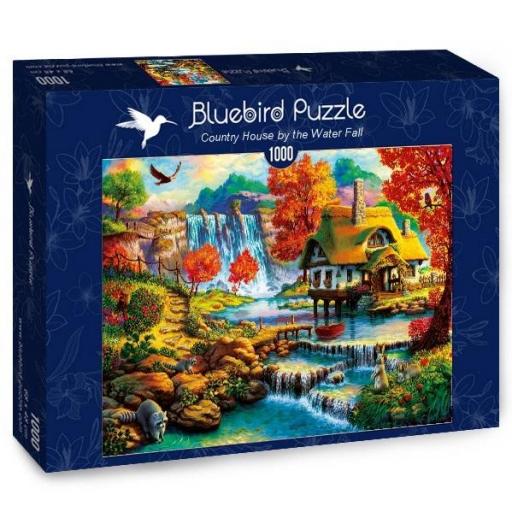 Puzzle 1000 Piezas Bluebird 70339 CASA DE CAMPO JUNTO A LA CASCADA [1]