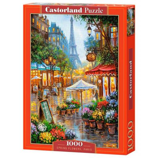 Puzzle de Paris 1000 Piezas Castorland 103669 FLORES DE PRIMAVERA , PARIS [1]