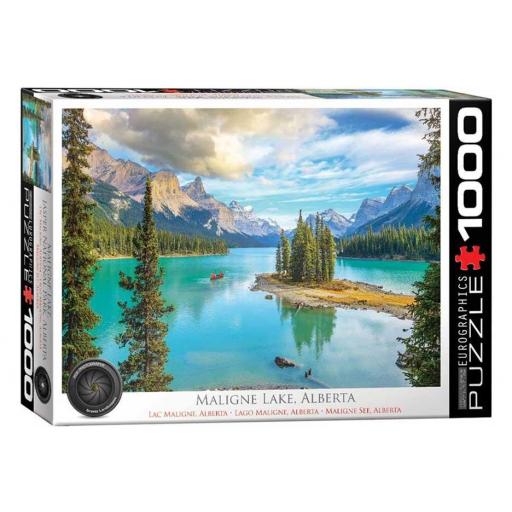 Puzzle de Paisajes 1000 Piezas Eurographics 6000-5430 LAGO MALIGNE, ALBERTA, CANADA [1]