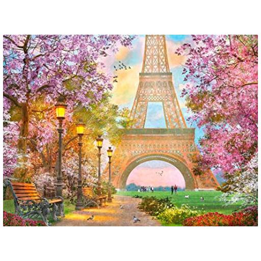 Puzzle de la Torre Eiffel 1500 Piezas Ravensburger 16000 AMOR EN PARÍS, Dominic Davison