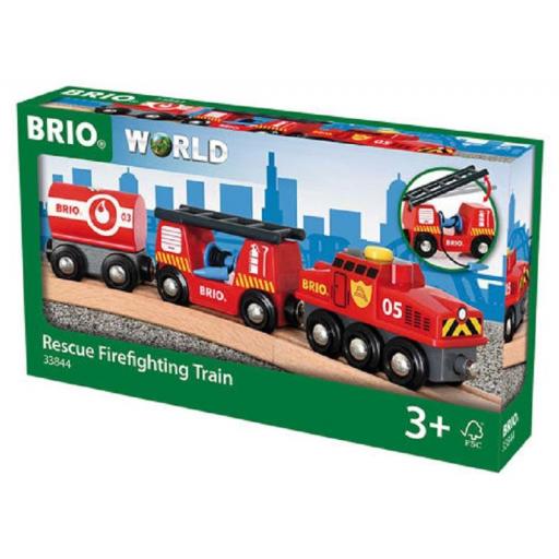BRIO 33844 - Tren de Rescate de Bomberos