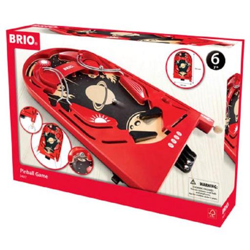 BRIO 34017 - Juguete de Madera - JUEGO DE PINBALL (El Millon)