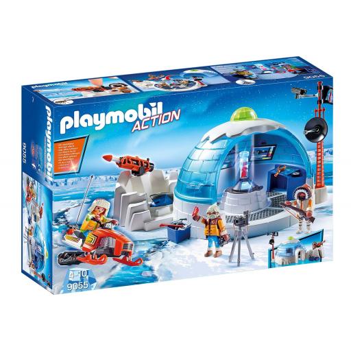 PLAYMOBIL 9055 CUARTEL POLAR DE EXPLORADORES - Colección Playmobil Action