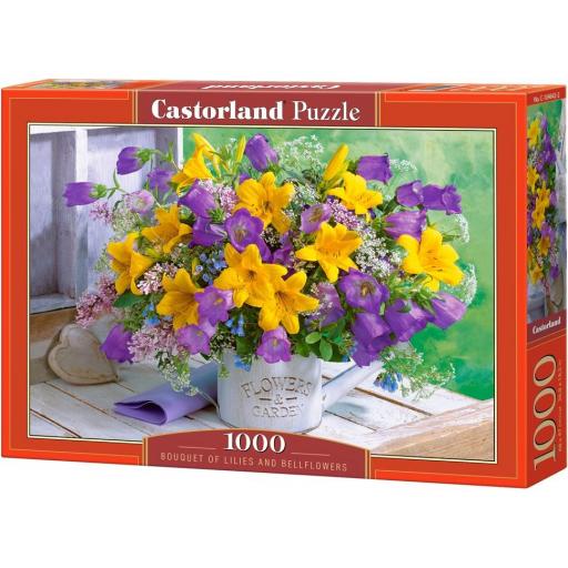 Puzzle 1000 Piezas CASTORLAND 104642 FLORES Y JARDIN [1]