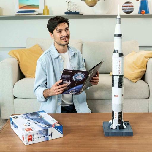 PUZZLE 3D Ravensburger 11545 COHETE NASA APOLLO SATURN V ROCKET [3]