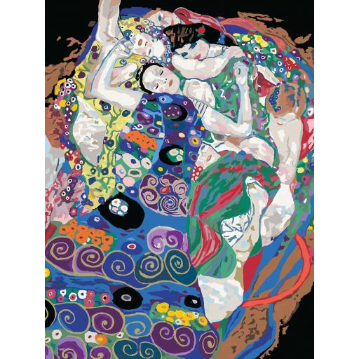 Kit de Pintura por Números para Adultos CreArt Ravensburger 23649 LA VIRGEN DE GUSTAV KLIMT - ART Collection [1]