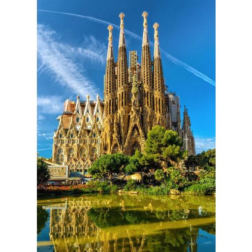 Puzzle Monumentos de España 1000 Piezas ENJOY PUZZLE 1299 SAGRADA FAMILIA , BARCELONA