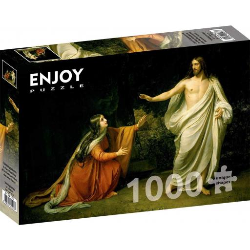 Puzzle de Arte 1000 Piezas ENJOY PUZZLE 1533 LA APARICION DE CRISTO A MARIA MAGDALENA DESPUES DE LA RESURRECCION , de Alexander Ivanov [1]