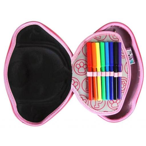 Estuche Plumier Escolar 3D con 21 Piezas de La Patrulla Canina - PAW Patrol - Modelo Skye  [3]
