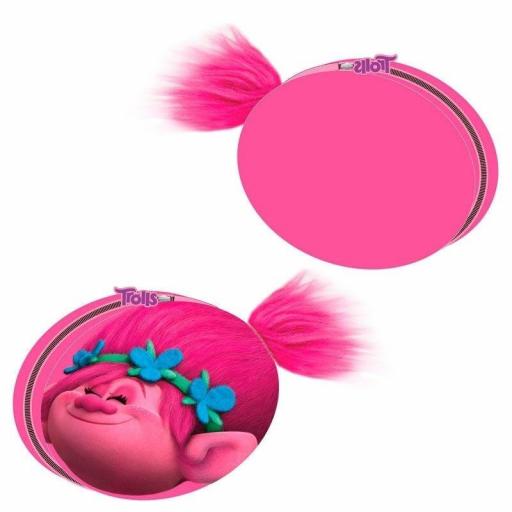 Estuche Plumier Escolar 3D con 21 Piezas de Los Trolls - Modelo Poppy  [3]