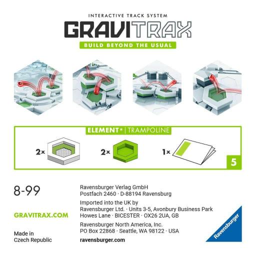 Extensiones GRAVITRAX de Ravensburger - GraviTrax 27621 - 22417 Element Trampoline - Trampolin [1]