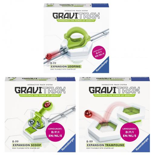 Pack 3 Extensiones GraviTrax Expansion : TRAMPOLIN + SCOOP + LOOPING [0]