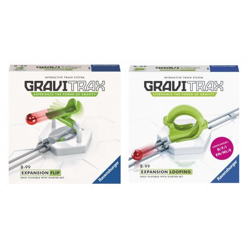 Pack 2 Extensiones GraviTrax Expansion : BUCLE LOOPING + TIRACHINAS FLIP