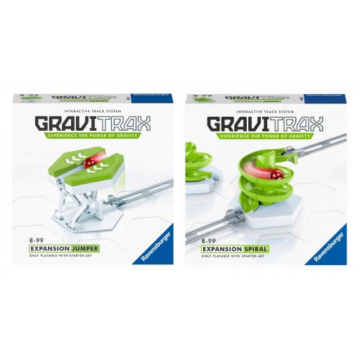 Pack 2 Extensiones GraviTrax Expansion : JUMPER + SPIRAL