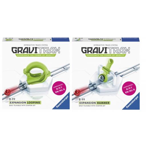 Pack 2 Extensiones GraviTrax Expansion : BUCLE LOOPING + MARTILLO HAMMER