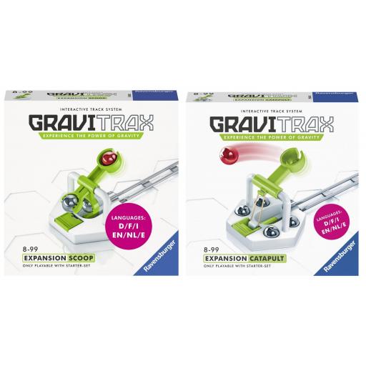 Pack 2 Extensiones GraviTrax Expansion : CATAPULT (Catapulta) + SCOOP (Cascada) [0]