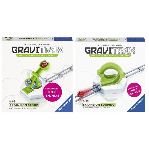 Pack 2 Extensiones GraviTrax Expansion : BUCLE LOOPING + CASCADA SCOOP [0]