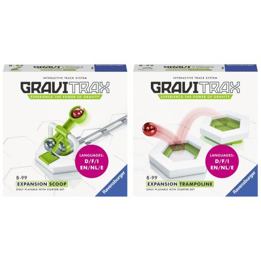 Pack 2 Extensiones GraviTrax Expansion : SCOOP CASCADA + TRAMPOLIN