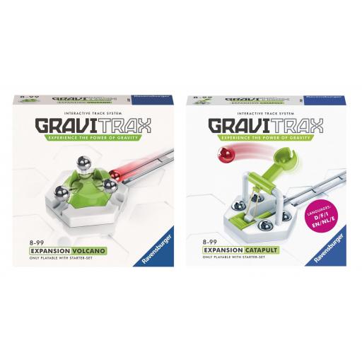 Pack 2 Extensiones GraviTrax Expansion : VOLCANO (Volcan) + CATAPULT (Catapulta)