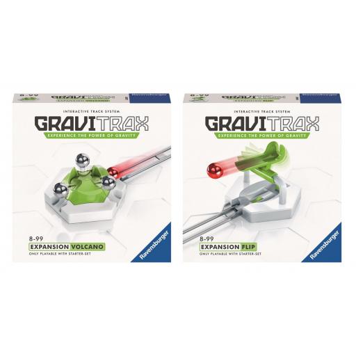 Pack 2 Extensiones GraviTrax Expansion : VOLCANO (Volcan) + FLIP (Tirachinas) [0]