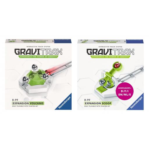 Pack 2 Extensiones GraviTrax Expansion : VOLCANO (Volcan)  + SCOOP (Cascada) [0]
