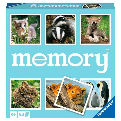 Juego de Memoria MEMORY Ravensburger 20879 ANIMAL BABIES