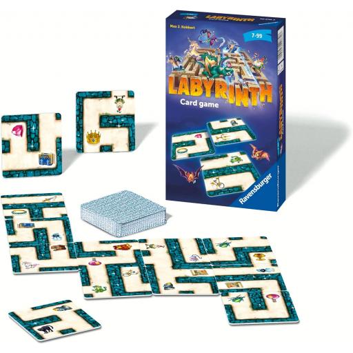 Juego de Cartas Infantil LABERINTO Formato Viaje - Ravensburger 20870 [1]