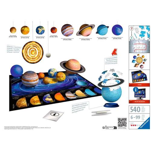 Puzzle 3D PLANETAS DEL SISTEMA SOLAR - Ravensburger 11668 [1]