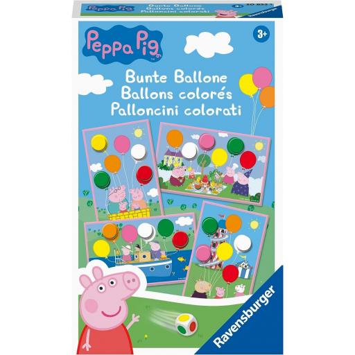 Juego de Mesa Infantil PEPPA PIG GLOBOS DE COLORES Formato Viaje - Ravensburger 20908 [0]