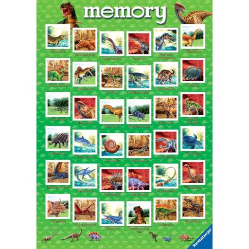 Juego de Memoria MEMORY Ravensburger 22099 DINOSAURIOS [2]