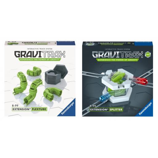 Pack 2 Extensiones GraviTrax y GraviTrax Pro : FLEXTUBE + SPLITTER