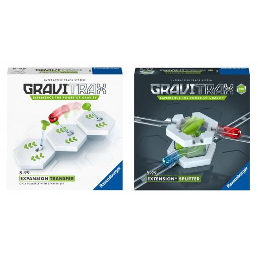 Pack 2 Extensiones GraviTrax y GraviTrax Pro : TRANSFER + SPLITTER