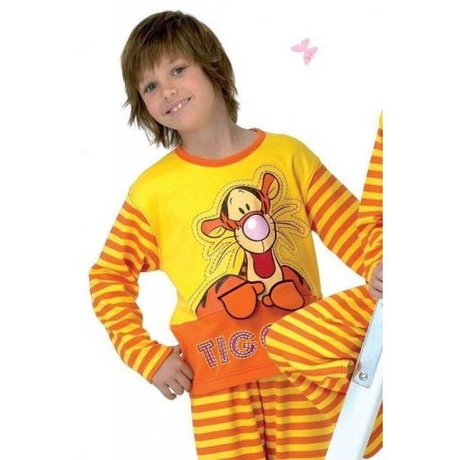 Pijama Infantil Unisex Niño - Niña Massana Disney Modelo "Tigger" [1]