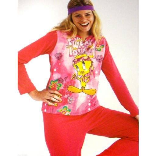 Pijama de Mujer Massana Warner Bros Modelo "Piolín Hippie"