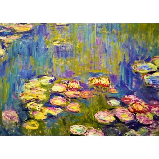 Puzzle del Cuadro LOS NENUFARES de CLAUDE MONET 1000 Piezas Bluebird 60044