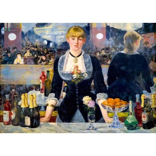 Puzzle de la Obra de Arte UN BAR DEL FOLIES BERGERE de E. Manet 1000 Piezas Bluebird 60080 [0]