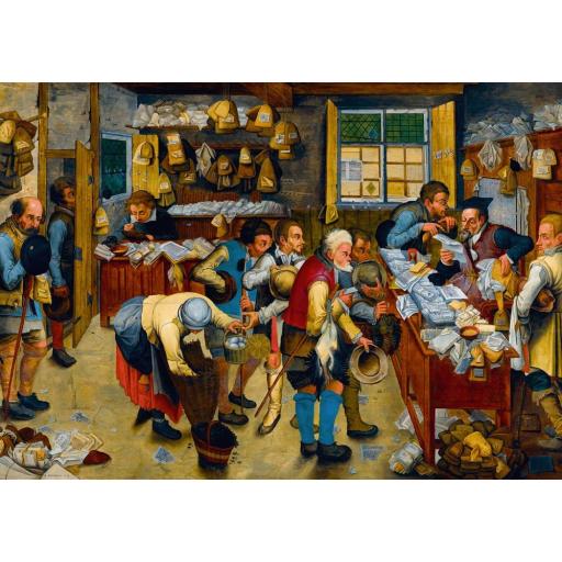 Puzzle 1000 Piezas Bluebird 60085 LA OFICINA DEL RECAUDADOR DE IMPUESTOS , de Pieter Brueghel 
