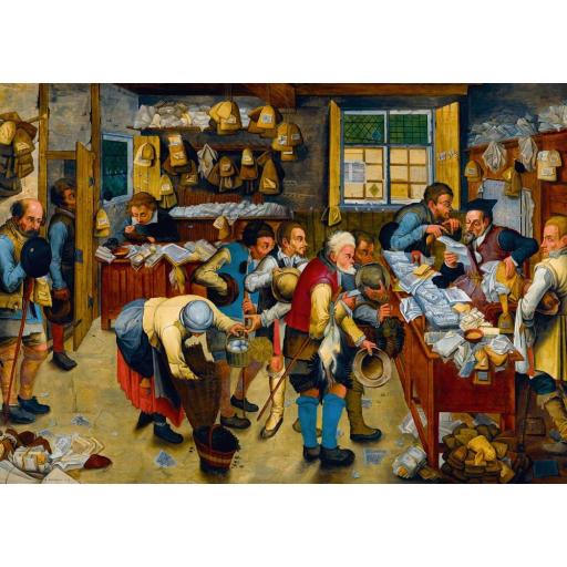 Puzzle 1000 Piezas Bluebird 60085 LA OFICINA DEL RECAUDADOR DE IMPUESTOS , de Pieter Brueghel  [0]