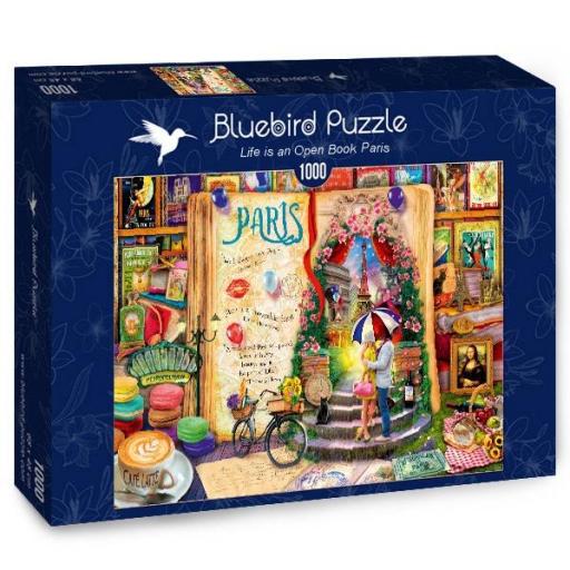 Puzzle 1000 Piezas Bluebird 70239 LA VIDA ES UN LIBRO ABIERTO, PARIS [1]